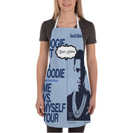 Onyourcases A Boogie Wit Da Hoodie Me vs Myself Tour Custom Personalized Name Kitchen Apron With Adjustable Awesome Strap and Pockets For Cooking Baking Cheff Cafe Coffee Barista Bartender