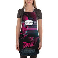 Onyourcases Drive Ryan Gosling Custom Personalized Name Kitchen Apron With Adjustable Awesome Strap and Pockets For Cooking Baking Cheff Cafe Coffee Barista Bartender