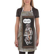 Onyourcases Led Zeppelin All That Glitters Is Gold 2004 Custom Personalized Name Kitchen Apron With Adjustable Awesome Strap and Pockets For Cooking Baking Cheff Cafe Coffee Barista Bartender