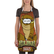 Onyourcases Kulipari An Army of Frogs Custom Personalized Name Kitchen Apron With Adjustable Awesome Strap Pockets Best Brand For Cooking Cafe Baking Cheff Coffee Barista Bartender