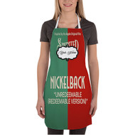 Onyourcases Nickelback Unredeemable Custom Personalized Name Kitchen Apron With Adjustable Awesome Strap Pockets Best Brand For Cooking Cafe Baking Cheff Coffee Barista Bartender