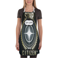 Onyourcases Star Citizen Custom Personalized Name Kitchen Apron With Adjustable Awesome Strap Pockets Best Brand For Cooking Cafe Baking Cheff Coffee Barista Bartender