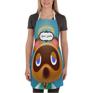 Onyourcases Tom Nook Animal Crossing Custom Personalized Name Kitchen Apron With Adjustable Awesome Strap Pockets Best Brand For Cooking Cafe Baking Cheff Coffee Barista Bartender