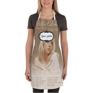 Onyourcases Billie Eilish Happier Than Ever Tour Custom Personalized Name Kitchen Apron Best Brand With Adjustable Awesome Strap Pockets For Cooking Cafe Baking Cheff Coffee Barista Bartender