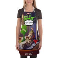 Onyourcases I Am Groot Custom Personalized Name Kitchen Apron Best Brand With Adjustable Awesome Strap Pockets For Cooking Cafe Baking Cheff Coffee Barista Bartender