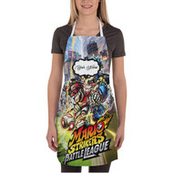 Onyourcases Mario Strikers Battle League Custom Personalized Name Kitchen Apron Best Brand With Adjustable Awesome Strap Pockets For Cooking Cafe Baking Cheff Coffee Barista Bartender