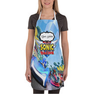 Onyourcases Team Sonic Racing Custom Personalized Name Kitchen Apron Best Brand With Adjustable Awesome Strap Pockets For Cooking Cafe Baking Cheff Coffee Barista Bartender