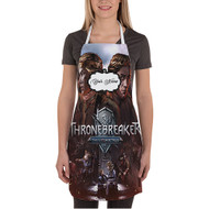 Onyourcases Thronebreaker The Witcher Tales Custom Personalized Name Kitchen Apron Best Brand With Adjustable Awesome Strap Pockets For Cooking Cafe Baking Cheff Coffee Barista Bartender