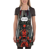 Onyourcases Deadpool Snake Eyes Custom Personalized Name Kitchen Apron With Best Brand Adjustable Awesome Strap Pockets For Cooking Cafe Baking Cheff Coffee Barista Bartender