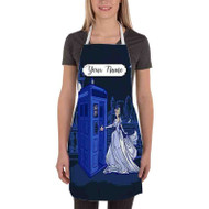 Onyourcases Cinderella Disney Doctor Who Custom Personalized Name Kitchen Apron With Adjustable Awesome Best Brand Strap Pockets For Cooking Cafe Baking Cheff Coffee Barista Bartender