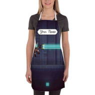 Onyourcases Dead Space Megaman Custom Personalized Name Kitchen Apron With Adjustable Awesome Best Brand Strap Pockets For Cooking Cafe Baking Cheff Coffee Barista Bartender