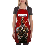 Onyourcases Deathstroke Custom Personalized Name Kitchen Apron With Adjustable Awesome Best Brand Strap Pockets For Cooking Cafe Baking Cheff Coffee Barista Bartender