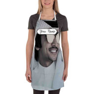 Onyourcases Fahad Bin Fasla Custom Personalized Name Kitchen Apron With Adjustable Awesome Best Brand Strap Pockets For Cooking Cafe Baking Cheff Coffee Barista Bartender