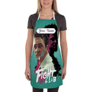 Onyourcases Fight Club Art Custom Personalized Name Kitchen Apron With Adjustable Awesome Best Brand Strap Pockets For Cooking Cafe Baking Cheff Coffee Barista Bartender