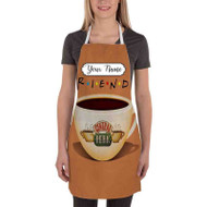 Onyourcases Friends Coffee Centrak Perk Custom Personalized Name Kitchen Apron With Adjustable Awesome Best Brand Strap Pockets For Cooking Cafe Baking Cheff Coffee Barista Bartender