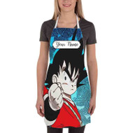 Onyourcases Goku Child Custom Personalized Name Kitchen Apron With Adjustable Awesome Best Brand Strap Pockets For Cooking Cafe Baking Cheff Coffee Barista Bartender