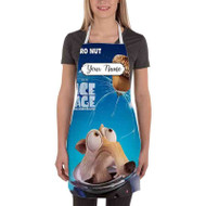 Onyourcases Ice Age Collision Course Astro Nut Custom Personalized Name Kitchen Apron With Adjustable Awesome Best Brand Strap Pockets For Cooking Cafe Baking Cheff Coffee Barista Bartender