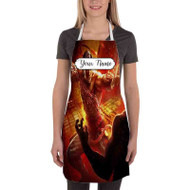 Onyourcases Liu Kang Mortal Kombat X Custom Personalized Name Kitchen Apron With Adjustable Awesome Best Brand Strap Pockets For Cooking Cafe Baking Cheff Coffee Barista Bartender