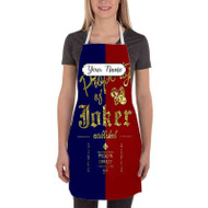 Onyourcases Property of Joker Harley Quinn Custom Personalized Name Kitchen Apron With Adjustable Awesome Best Brand Strap Pockets For Cooking Cafe Baking Cheff Coffee Barista Bartender