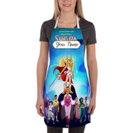 Onyourcases She Ra and the Princesses of Power Custom Personalized Name Kitchen Apron With Adjustable Awesome Best Brand Strap Pockets For Cooking Cafe Baking Cheff Coffee Barista Bartender