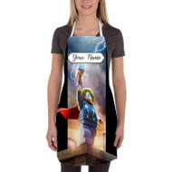 Onyourcases Thor The Avengers Lego Custom Personalized Name Kitchen Apron With Adjustable Awesome Best Brand Strap Pockets For Cooking Cafe Baking Cheff Coffee Barista Bartender