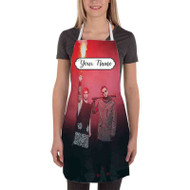 Onyourcases Twenty One Pilots Fire Custom Personalized Name Kitchen Apron With Adjustable Awesome Best Brand Strap Pockets For Cooking Cafe Baking Cheff Coffee Barista Bartender