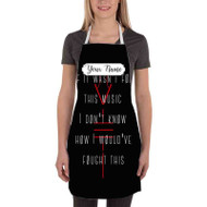 Onyourcases Twenty One Pilots Quotes Custom Personalized Name Kitchen Apron With Adjustable Awesome Best Brand Strap Pockets For Cooking Cafe Baking Cheff Coffee Barista Bartender