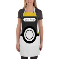 Onyourcases Ultra Pokeball Pokemon Custom Personalized Name Kitchen Apron With Adjustable Awesome Best Brand Strap Pockets For Cooking Cafe Baking Cheff Coffee Barista Bartender