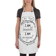 Onyourcases Wait For It Hamilton I am Inimitable Custom Personalized Name Kitchen Apron With Adjustable Awesome Best Brand Strap Pockets For Cooking Cafe Baking Cheff Coffee Barista Bartender