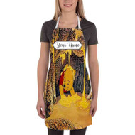 Onyourcases Winnie The Pooh Life is Sweet Custom Personalized Name Kitchen Apron With Adjustable Awesome Best Brand Strap Pockets For Cooking Cafe Baking Cheff Coffee Barista Bartender