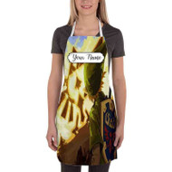 Onyourcases Zelda Temple of Time Custom Personalized Name Kitchen Apron With Adjustable Awesome Best Brand Strap Pockets For Cooking Cafe Baking Cheff Coffee Barista Bartender