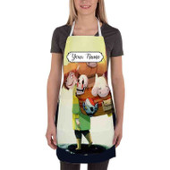 Onyourcases Zelda Undertale Custom Personalized Name Kitchen Apron With Adjustable Awesome Best Brand Strap Pockets For Cooking Cafe Baking Cheff Coffee Barista Bartender