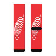 Onyourcases Detroit Red Wings NHL Art Custom Socks Sublimation Awesome Printed Sports Elite Socks Polyester Bottoms Gymnastic Running Yoga School Basketball Skatebording Spandex