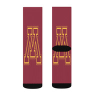 Onyourcases Minnesota Golden Gophers Custom Socks Sublimation Awesome Printed Sports Elite Socks Polyester Bottoms Gymnastic Running Yoga School Basketball Skatebording Spandex