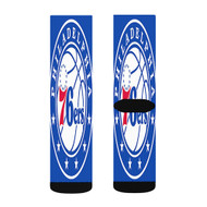 Onyourcases Philadelphia 76ers NBA Custom Socks Sublimation Awesome Printed Sports Elite Socks Polyester Bottoms Gymnastic Running Yoga School Basketball Skatebording Spandex