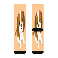 Onyourcases puppy Custom Socks Sublimation Awesome Printed Sports Elite Socks Polyester Bottoms Gymnastic Running Yoga School Basketball Skatebording Spandex