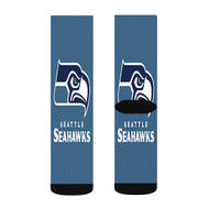 Onyourcases Seattle Seahawks NFL Art Custom Socks Sublimation Awesome Printed Sports Elite Socks Polyester Bottoms Gymnastic Running Yoga School Basketball Skatebording Spandex