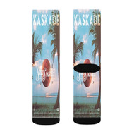 Onyourcases Kaskade Sun Soaked Custom Socks Sublimation Brand Awesome Printed Sports Elite Socks Polyester Bottoms Gymnastic Running Yoga School Basketball Skatebording Spandex