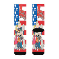 Onyourcases American Dad Custom Socks Sublimation Brand Awesome Printed Sports Elite Socks Polyester Bottoms Gymnastic Running Yoga School Basketball Skatebording Spandex