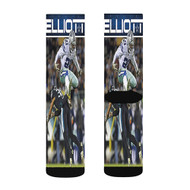 Onyourcases Ezekiel Elliott NFL Dallas Cowboys Custom Socks Sublimation Brand Awesome Printed Sports Elite Socks Polyester Bottoms Gymnastic Running Yoga School Basketball Skatebording Spandex