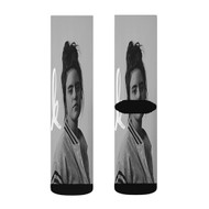 Onyourcases Kiiara Custom Socks Sublimation Brand Awesome Printed Sports Elite Socks Polyester Bottoms Gymnastic Running Yoga School Basketball Skatebording Spandex