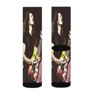 Onyourcases Metallica Kirk Hammett Custom Socks Sublimation Brand Awesome Printed Sports Elite Socks Polyester Bottoms Gymnastic Running Yoga School Basketball Skatebording Spandex