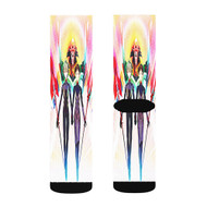 Onyourcases Neon Genesis Evangelion Shinji and Kaworu Custom Socks Sublimation Brand Awesome Printed Sports Elite Socks Polyester Bottoms Gymnastic Running Yoga School Basketball Skatebording Spandex