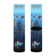 Onyourcases Subnautica Custom Socks Sublimation Brand Awesome Printed Sports Elite Socks Polyester Bottoms Gymnastic Running Yoga School Basketball Skatebording Spandex