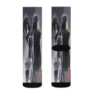 Onyourcases Uchiha Sasuke and Itachi Naruto Shippuden Custom Socks Sublimation Brand Awesome Printed Sports Elite Socks Polyester Bottoms Gymnastic Running Yoga School Basketball Skatebording Spandex