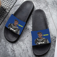 Onyourcases Fleetfoot Fortnite Ninja Custom Adults Slippers Flip-flops Shoes Shoes Adults Black And White Slippers Non Slip Slippers