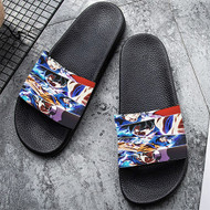 Onyourcases Goku vs Jiren Custom Adults Slippers Flip-flops Shoes Shoes Adults Black And White Slippers Non Slip Slippers