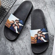 Onyourcases Greta Van Fleet Custom Adults Slippers Flip-flops Shoes Shoes Adults Black And White Slippers Non Slip Slippers