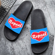 Onyourcases Repeal the Eighth Custom Adults Slippers Flip-flops Shoes Shoes Adults Black And White Slippers Non Slip Slippers