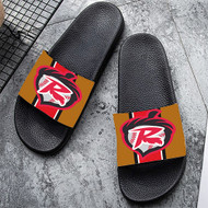 Onyourcases Richmond Flying Squirrels Custom Adults Slippers Flip-flops Shoes Shoes Adults Black And White Slippers Non Slip Slippers